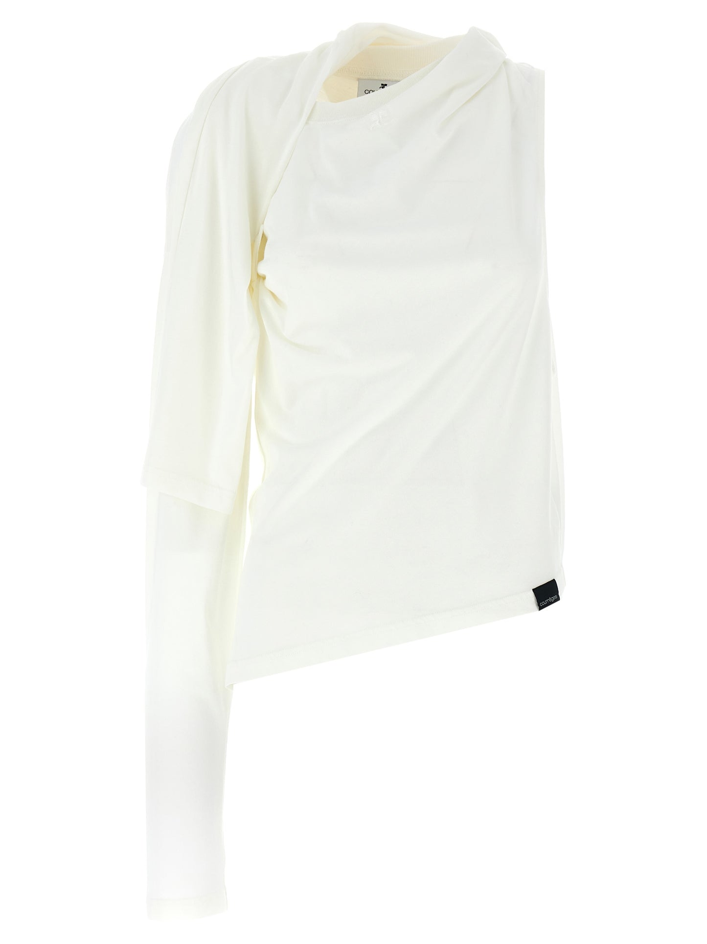 Courreges Women 'Asymetrique Off The Shoulder' T-Shirt COURREGES