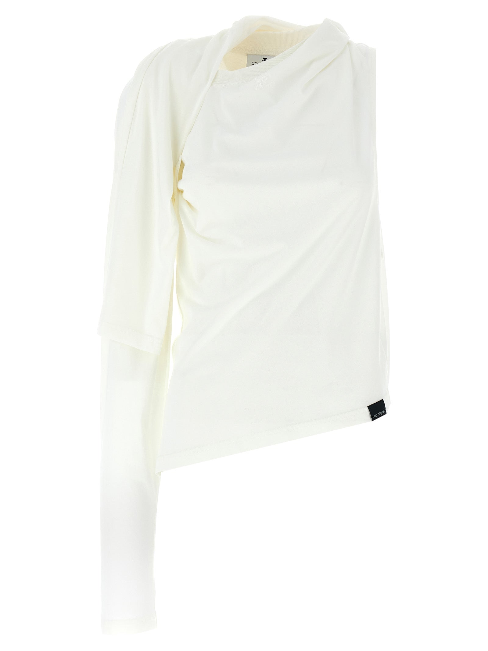Courreges Women 'Asymetrique Off The Shoulder' T-Shirt COURREGES