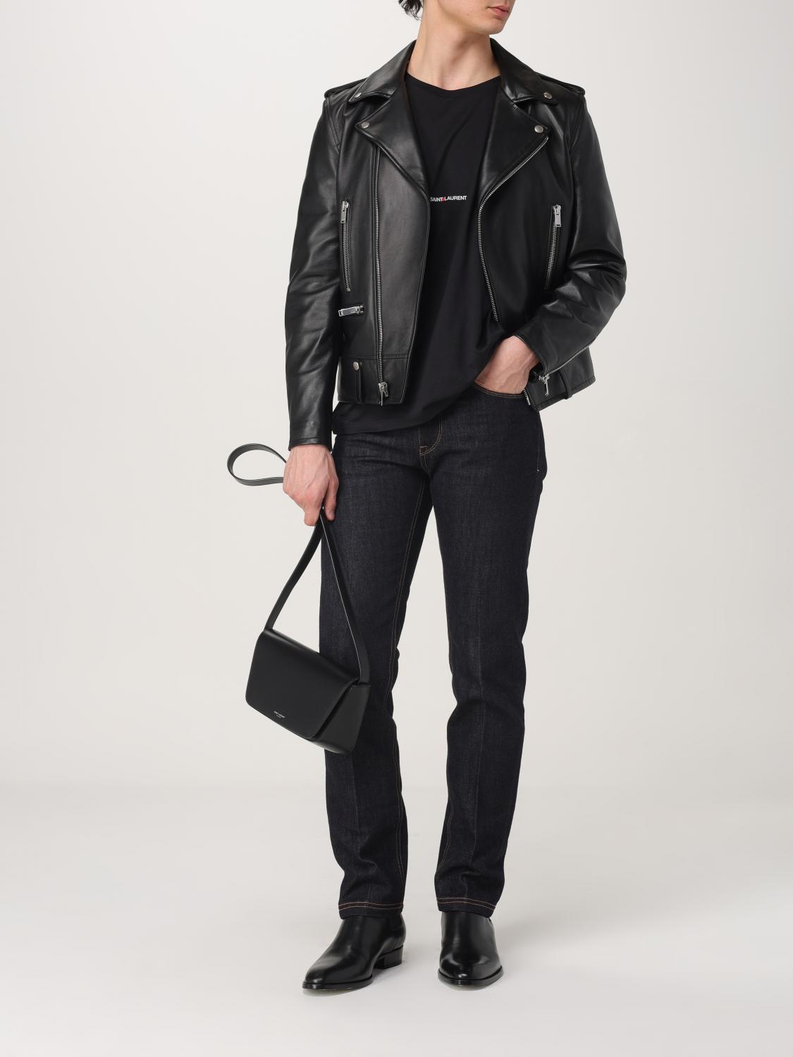 Saint Laurent Shoulder Bag Men Black SAINT LAURENT