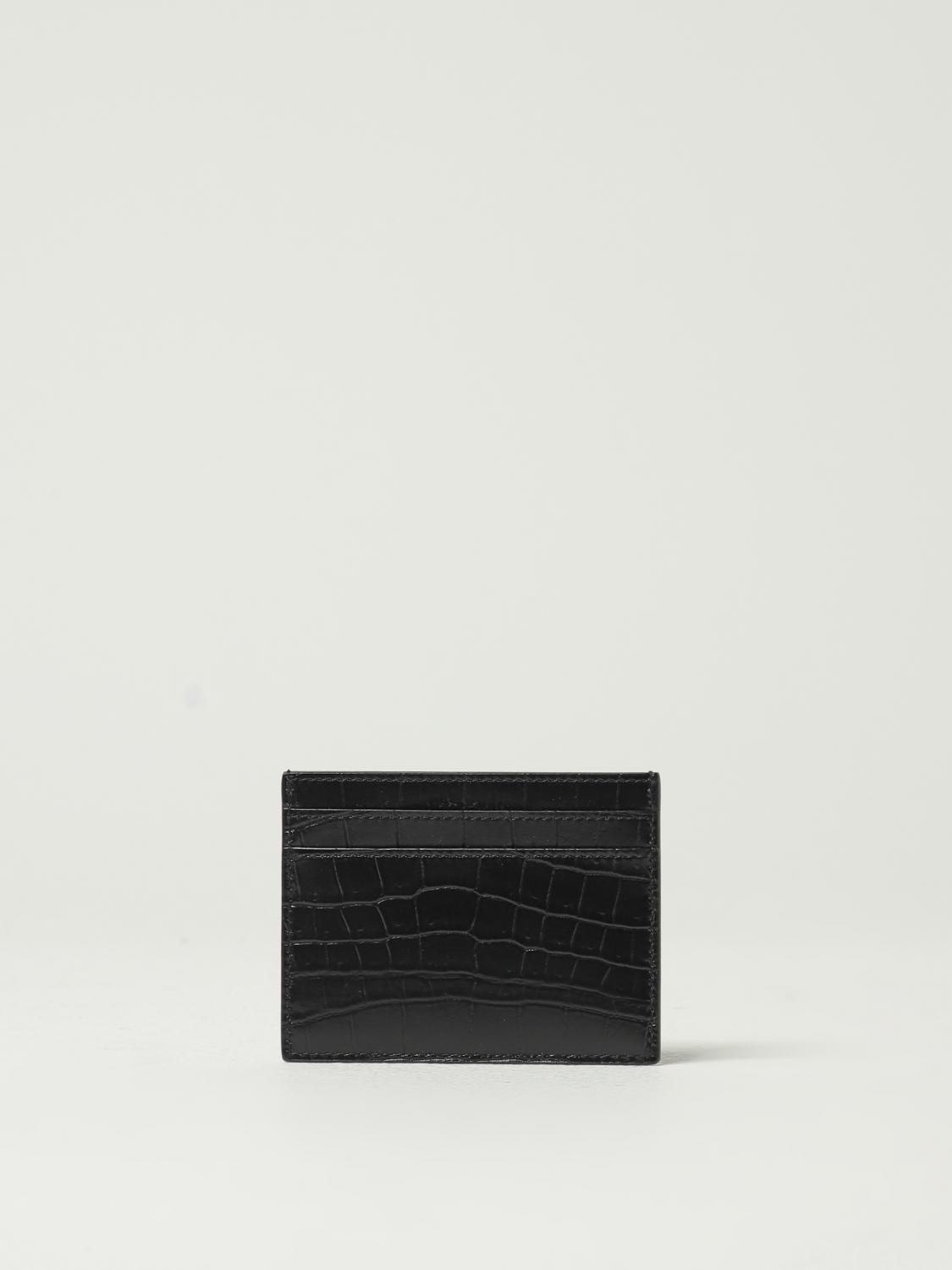 Saint Laurent Wallet Men Black SAINT LAURENT