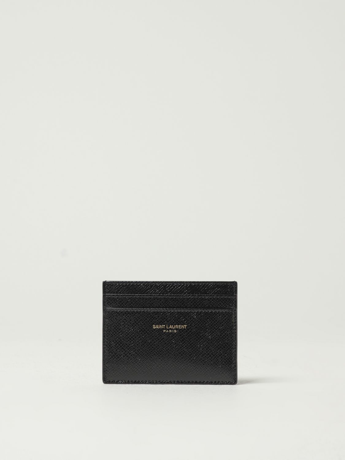 Saint Laurent Wallet Men Black SAINT LAURENT