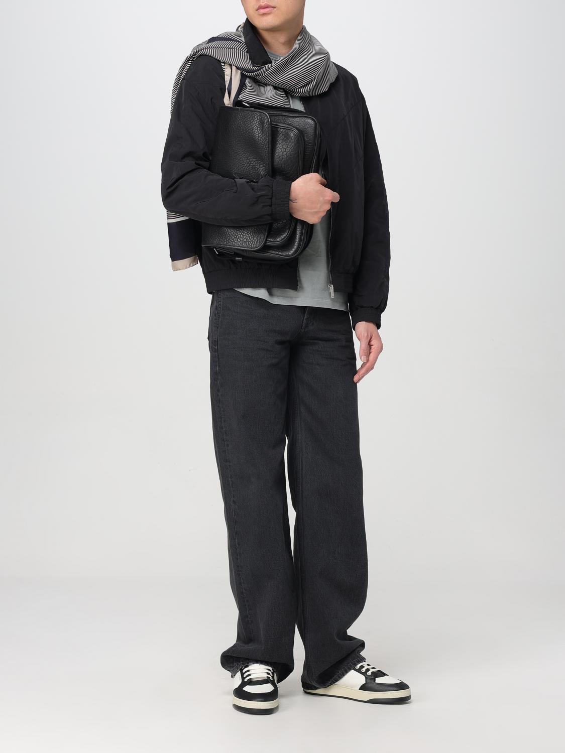 Saint Laurent Men Cassandre Silk Charmeuse Stole Saint Laurent SAINT LAURENT