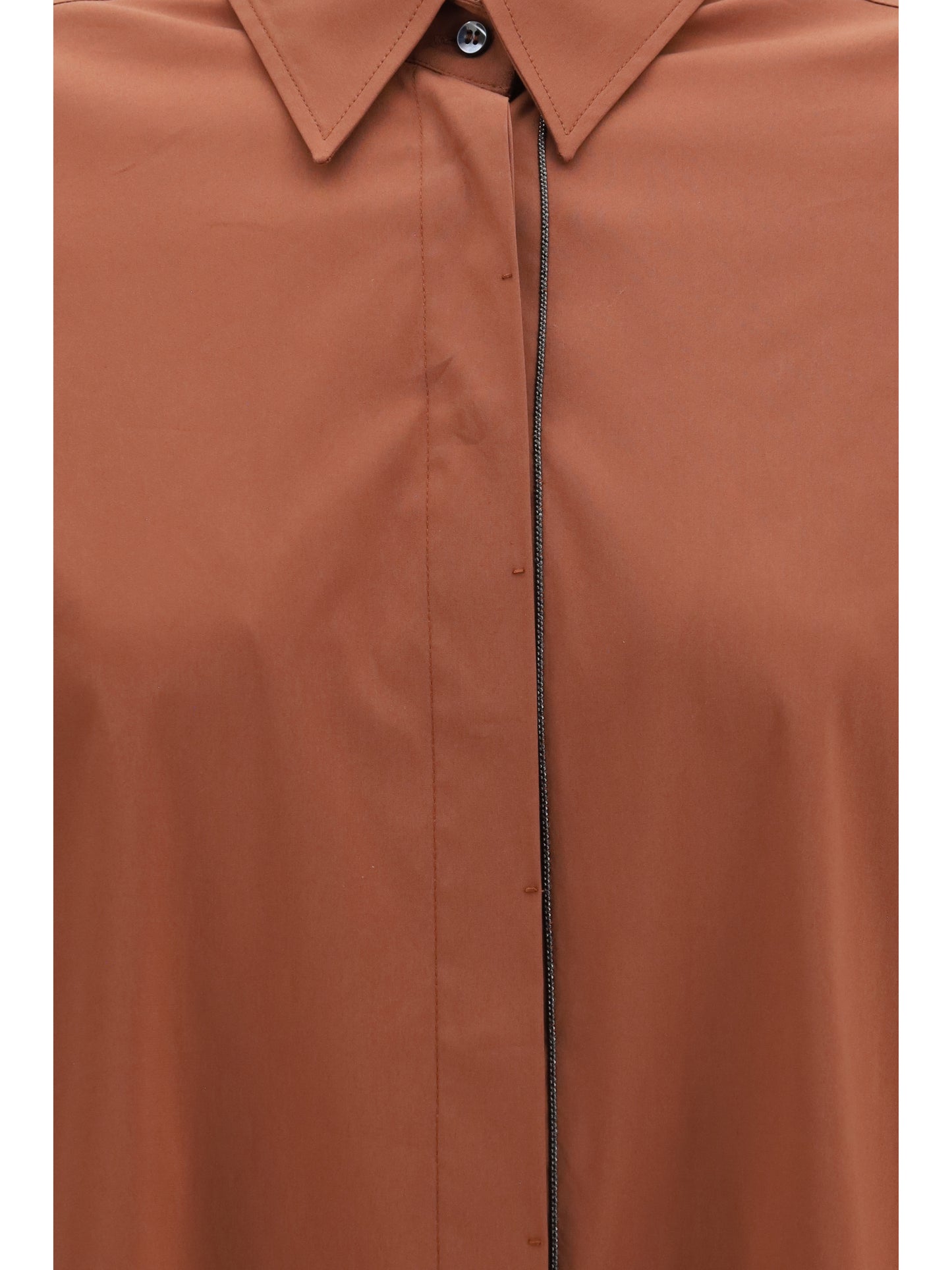Brunello Cucinelli Women Shiny Monili Shirt BRUNELLO CUCINELLI