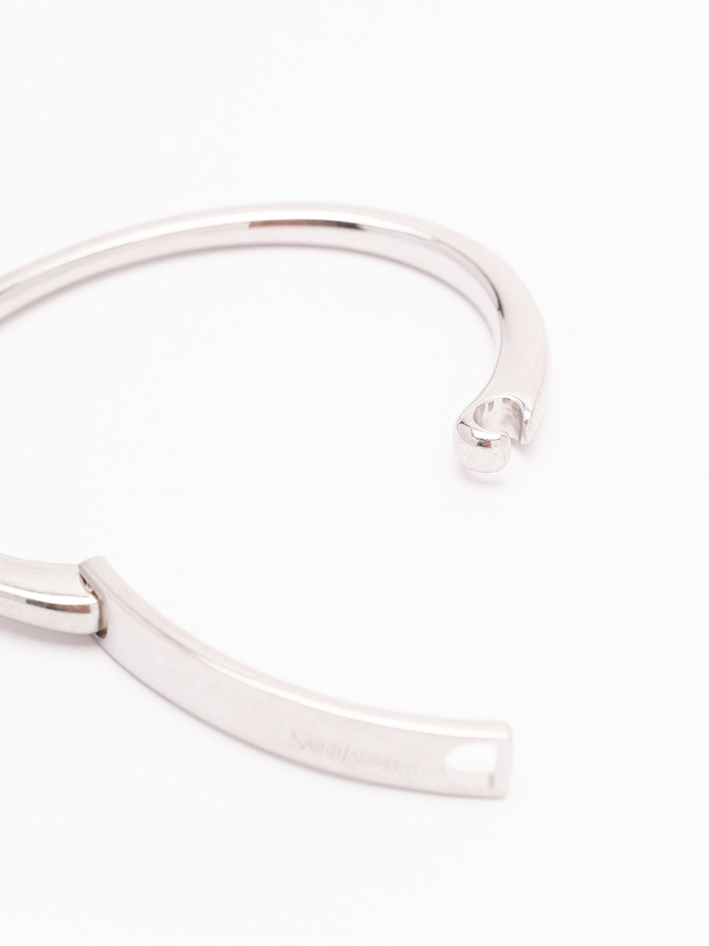 Saint Laurent Men `Jonc Plaque` Bracelet SAINT LAURENT