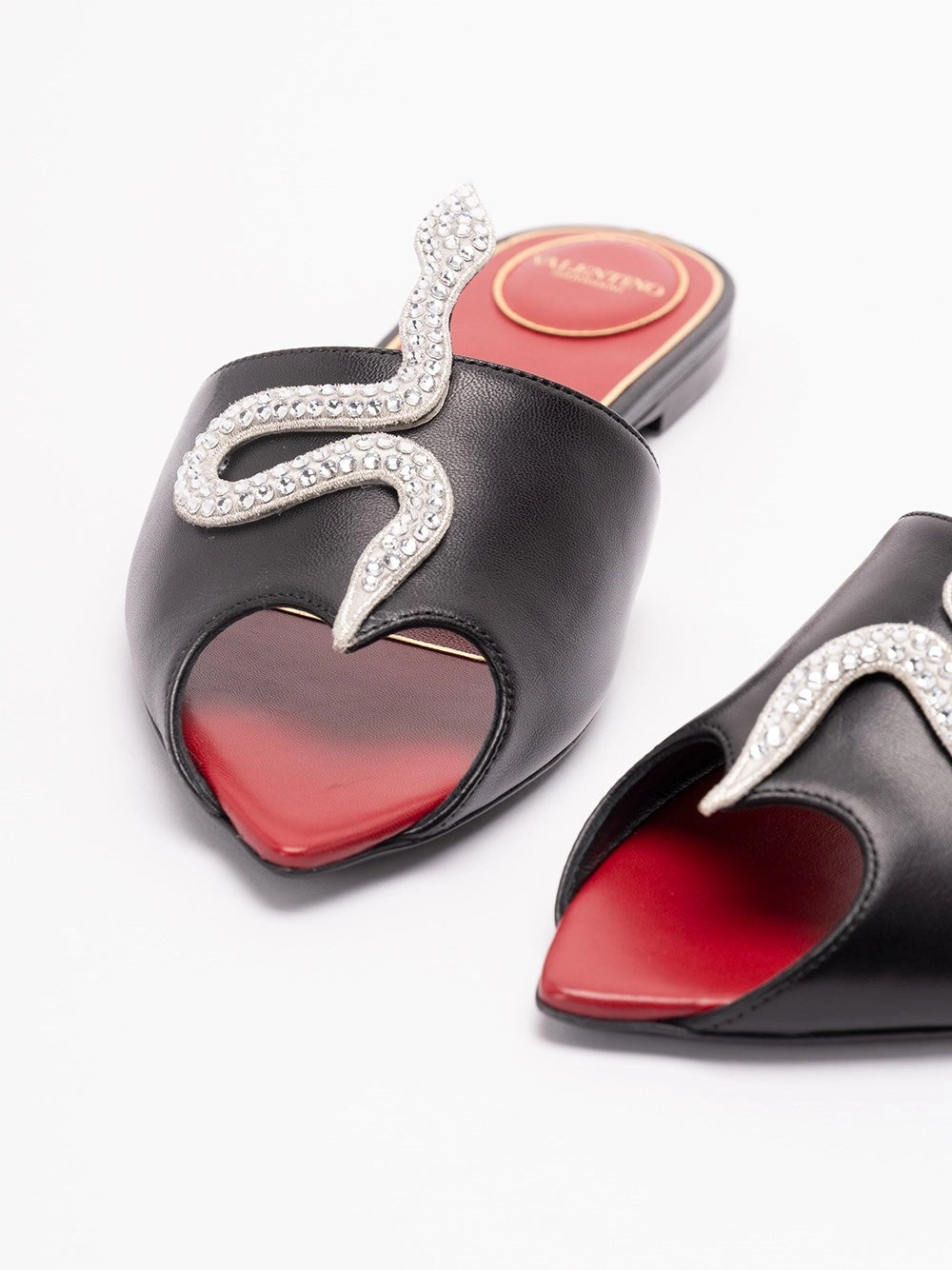 Valentino Garavani Women `Vg Coeur Vipère` Slides VALENTINO GARAVANI