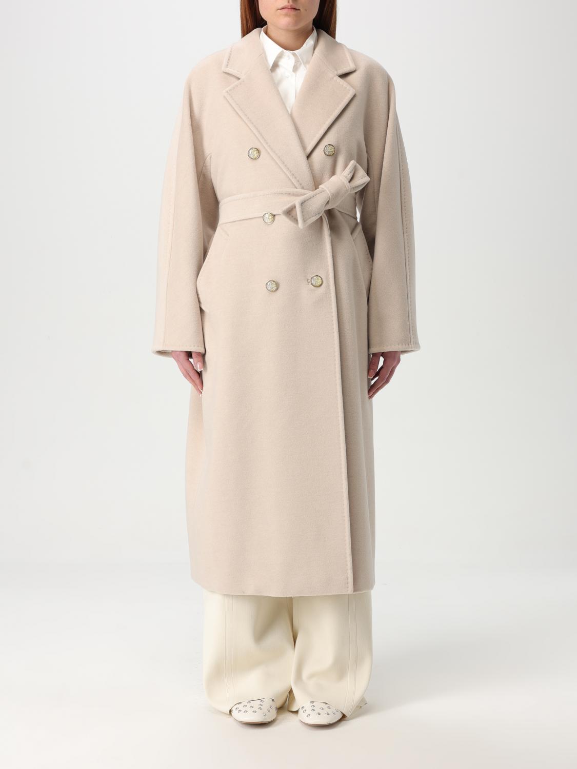 Max Mara Coat Woman Sand MAX MARA