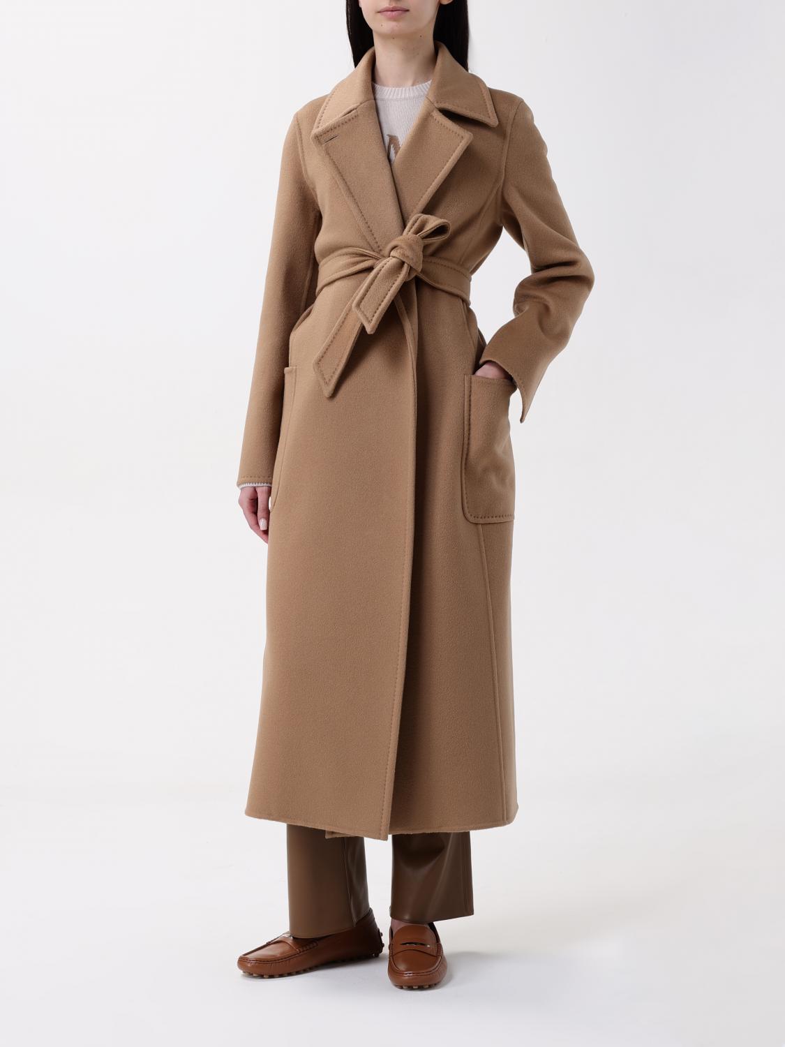 Max Mara Coat Woman Camel MAX MARA
