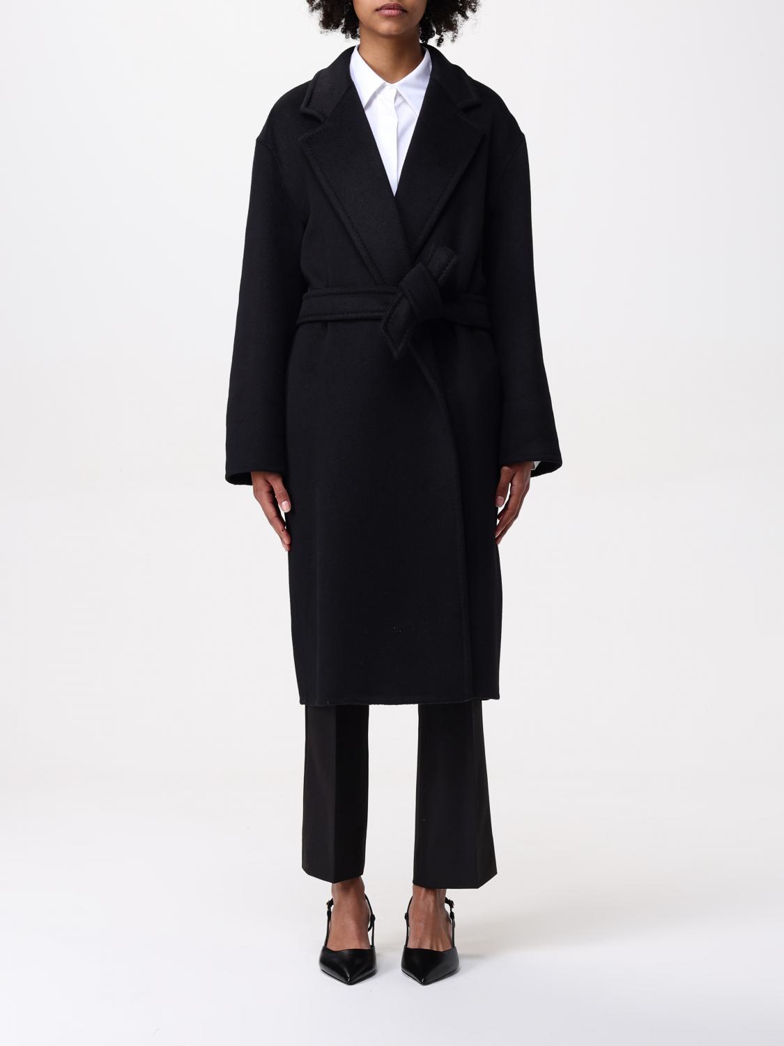 Max Mara Coat Woman Black MAX MARA