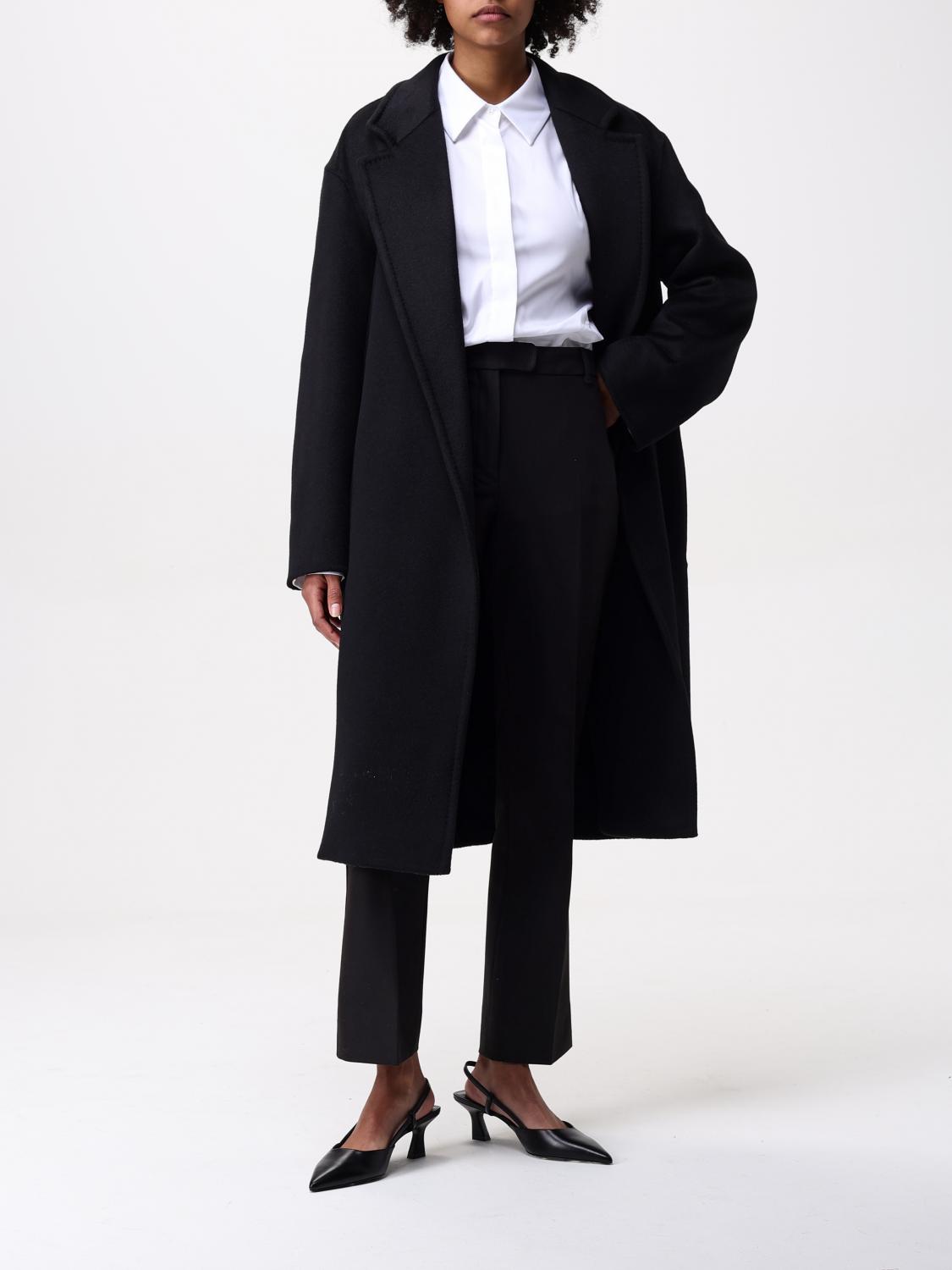Max Mara Coat Woman Black MAX MARA