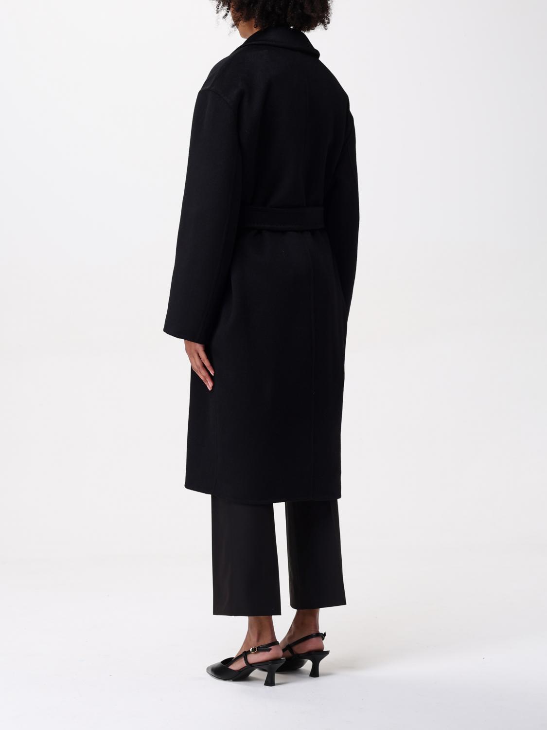Max Mara Coat Woman Black MAX MARA