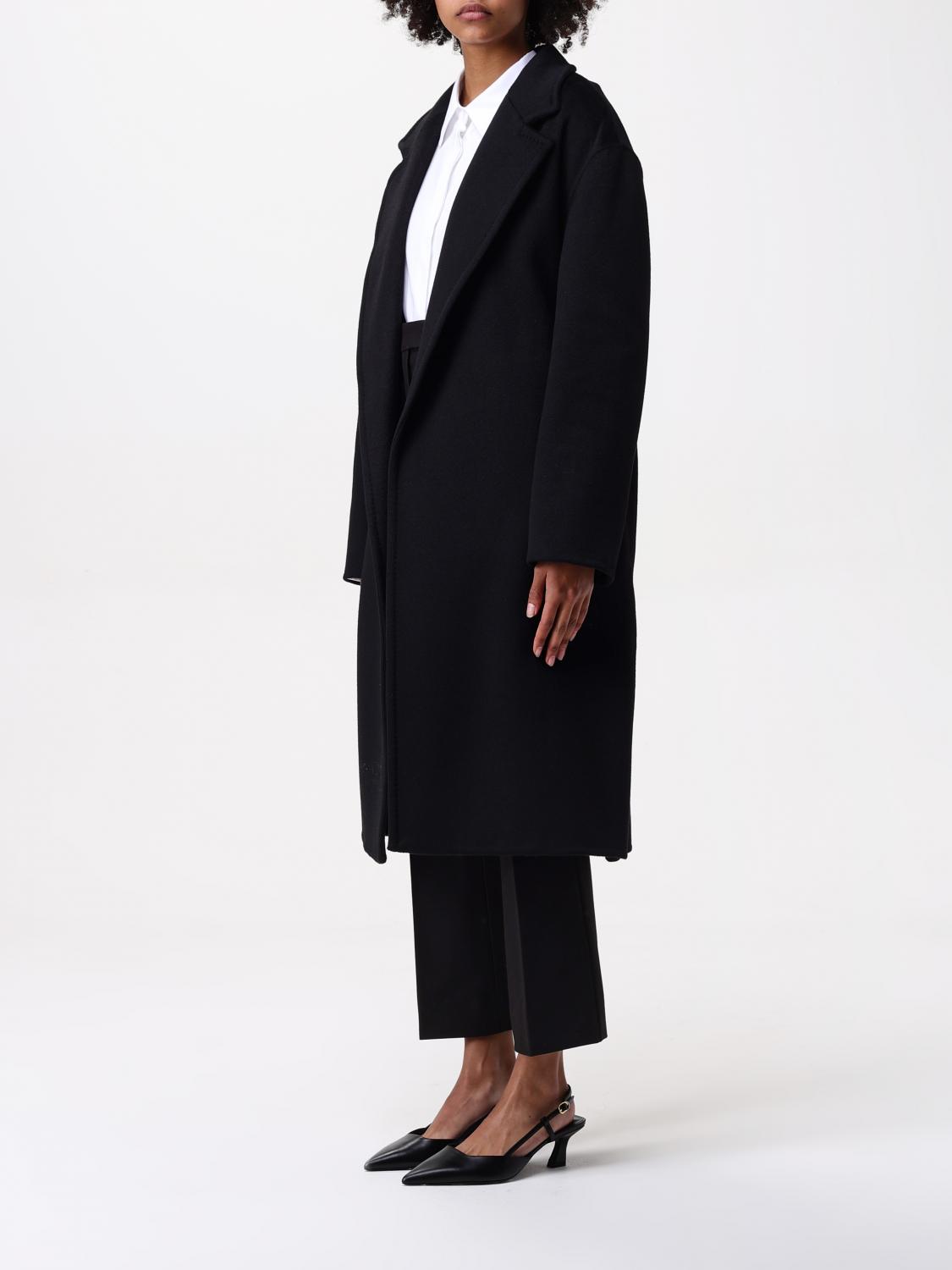 Max Mara Coat Woman Black MAX MARA