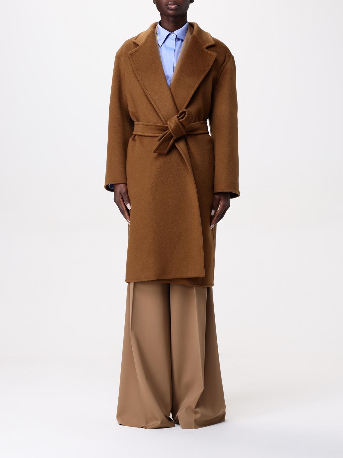 Max Mara Coat Woman Brown MAX MARA