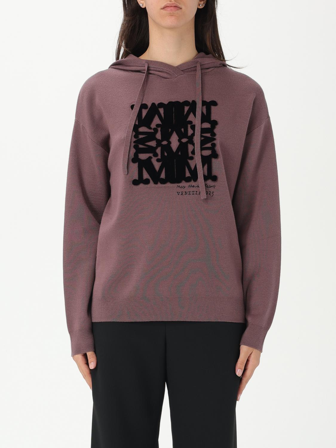 Max Mara Sweatshirt Woman Lilac MAX MARA