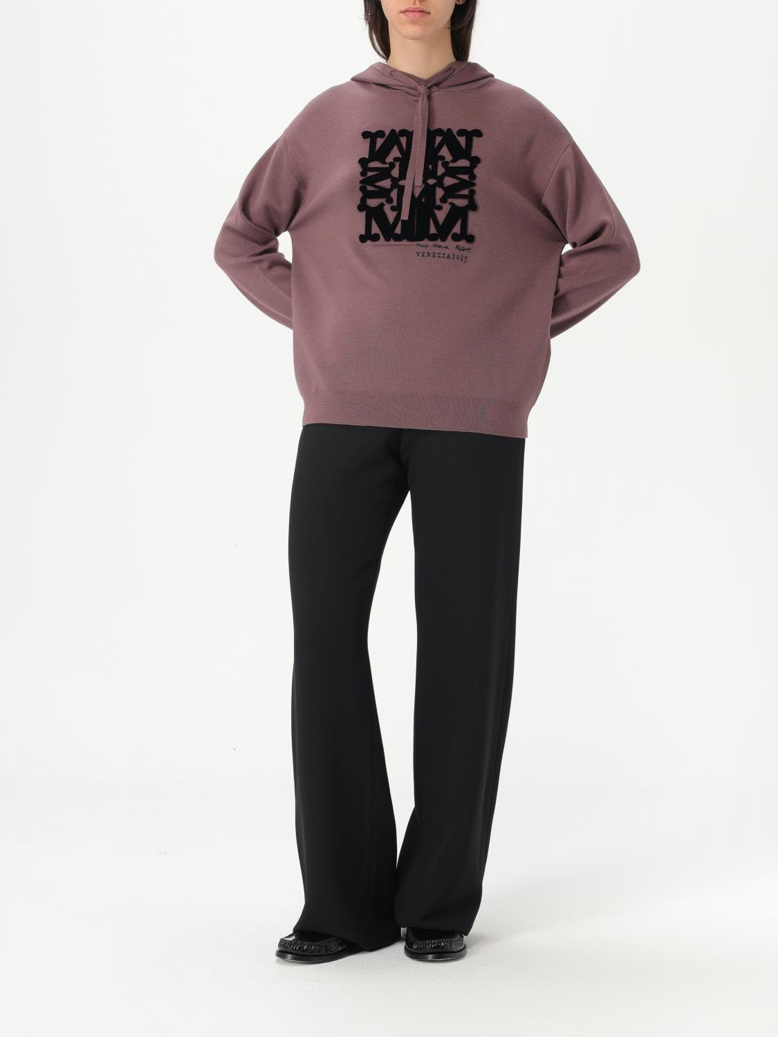 Max Mara Sweatshirt Woman Lilac MAX MARA