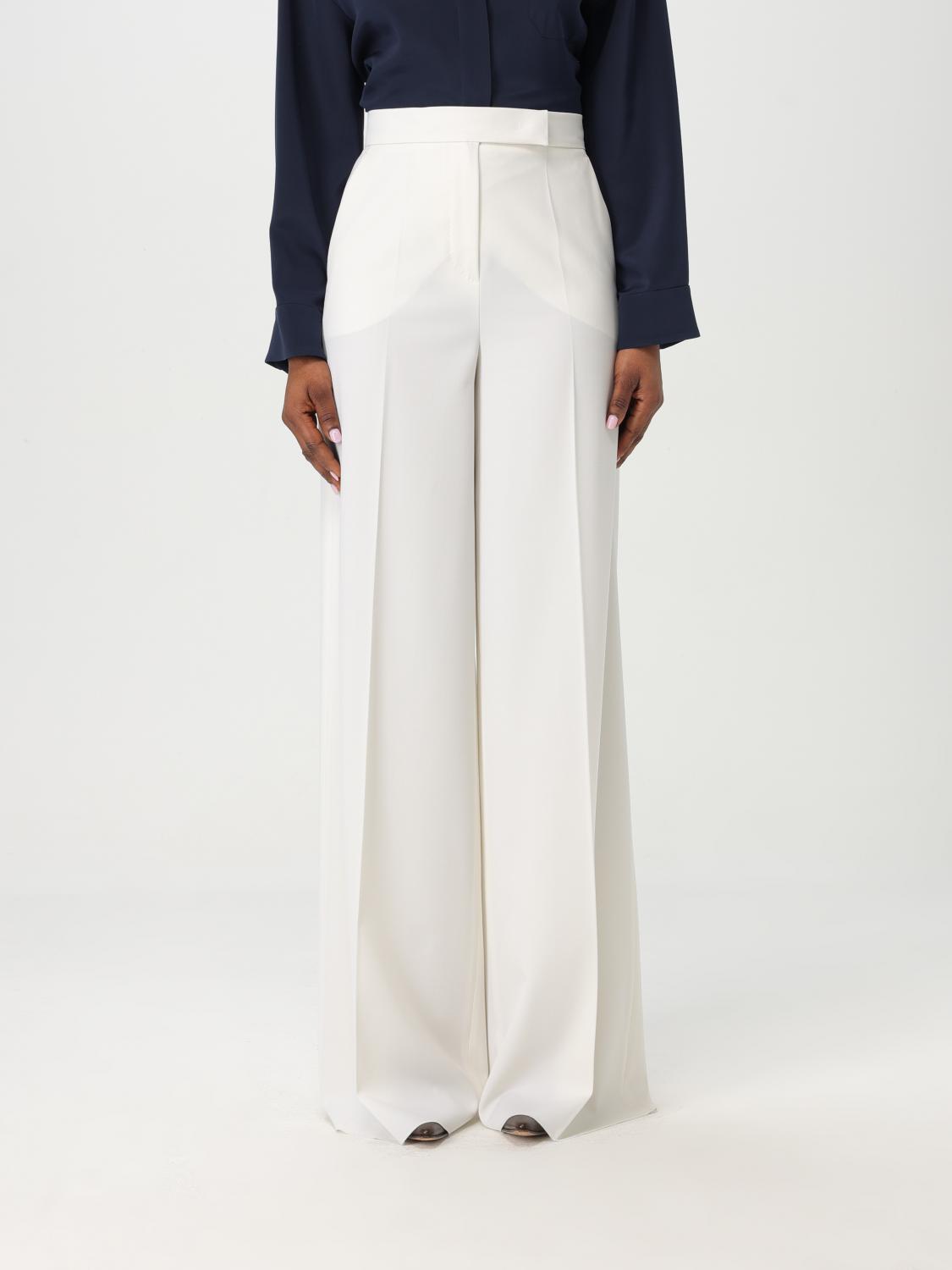 Max Mara Pants Woman White MAX MARA