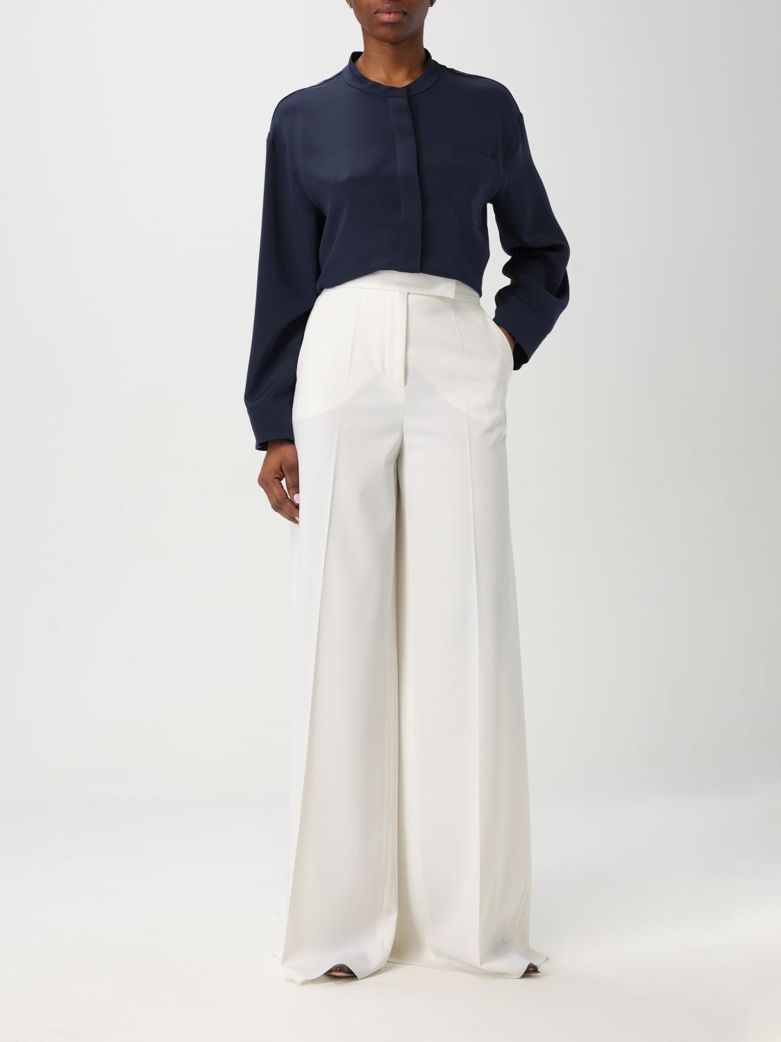 Max Mara Pants Woman White MAX MARA