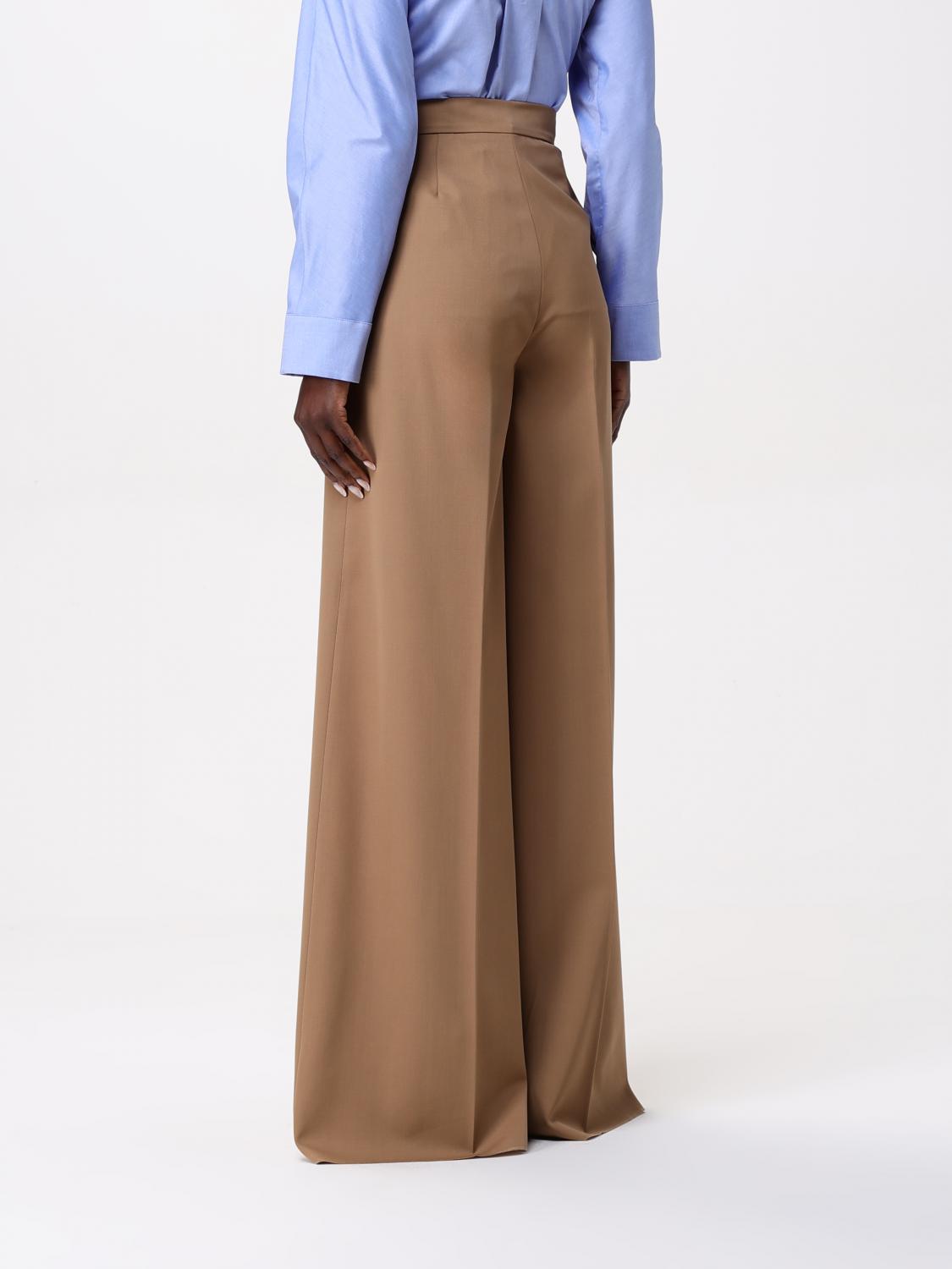 Max Mara Pants Woman Camel MAX MARA