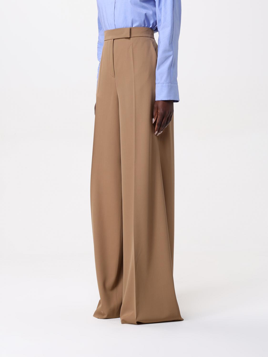 Max Mara Pants Woman Camel MAX MARA