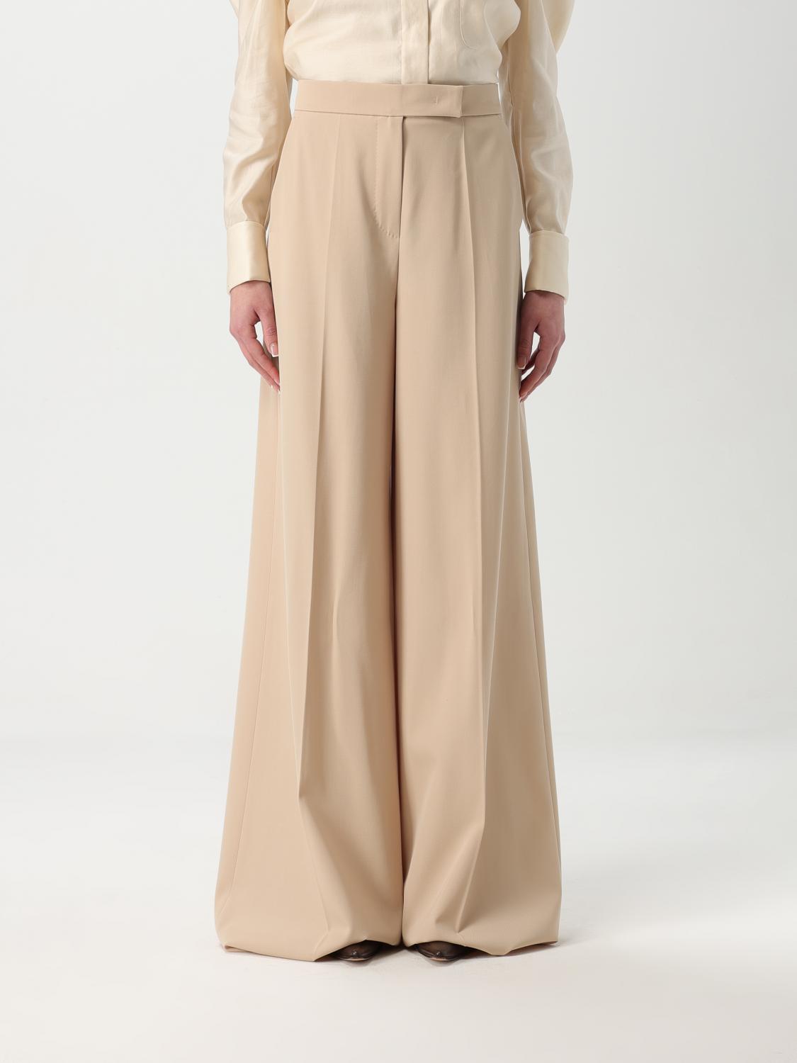 Max Mara Pants Woman White 1 MAX MARA
