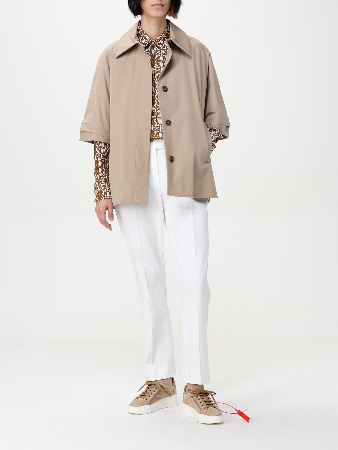 Max Mara Coat Woman Natural MAX MARA