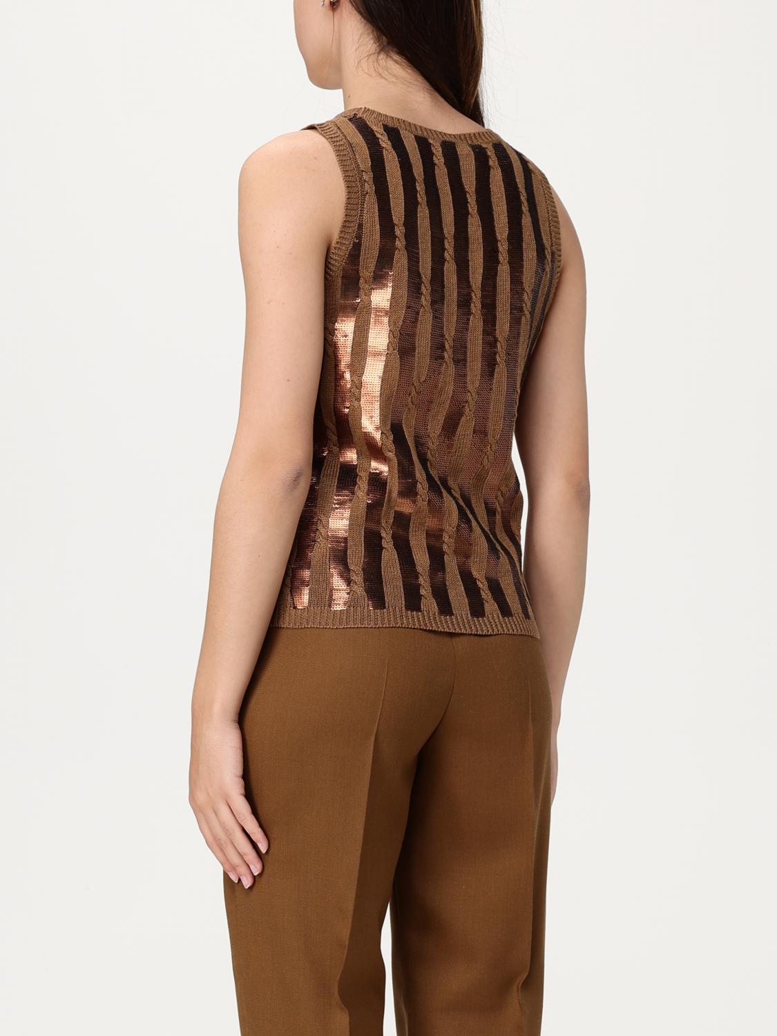 Max Mara Top Woman Tobacco MAX MARA