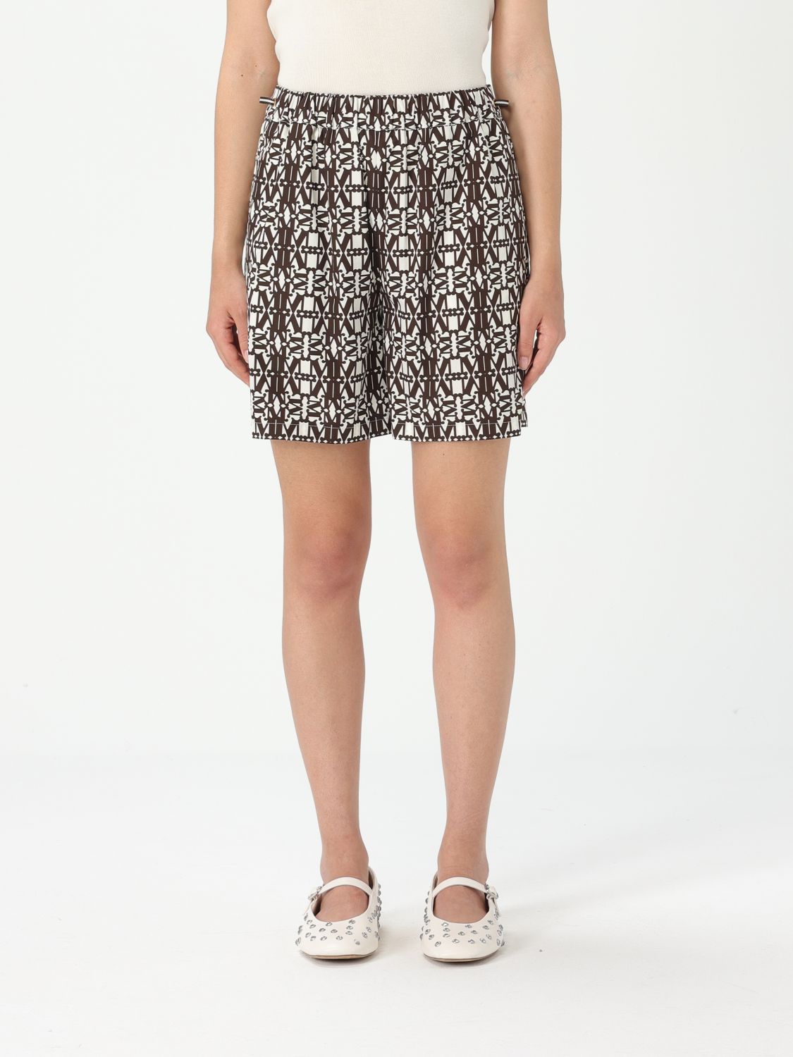 Max Mara Short Woman Brown MAX MARA