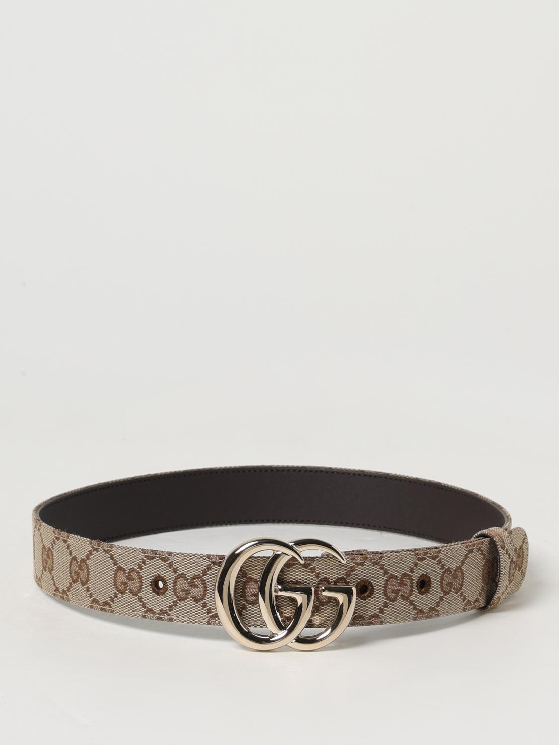 Gucci Belt Woman Beige GUCCI