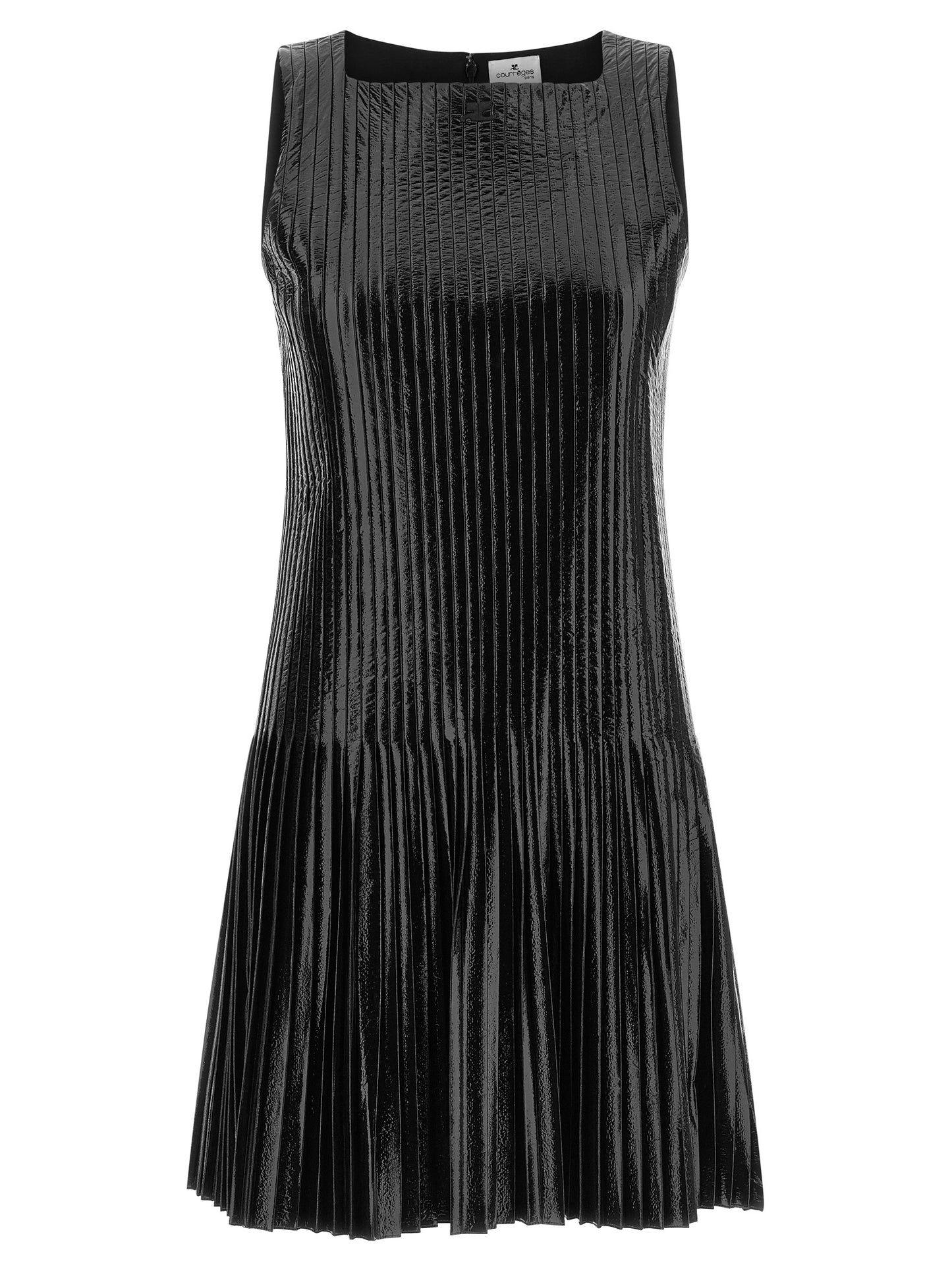Courreges Women Vinyl Pleated Dress COURREGES