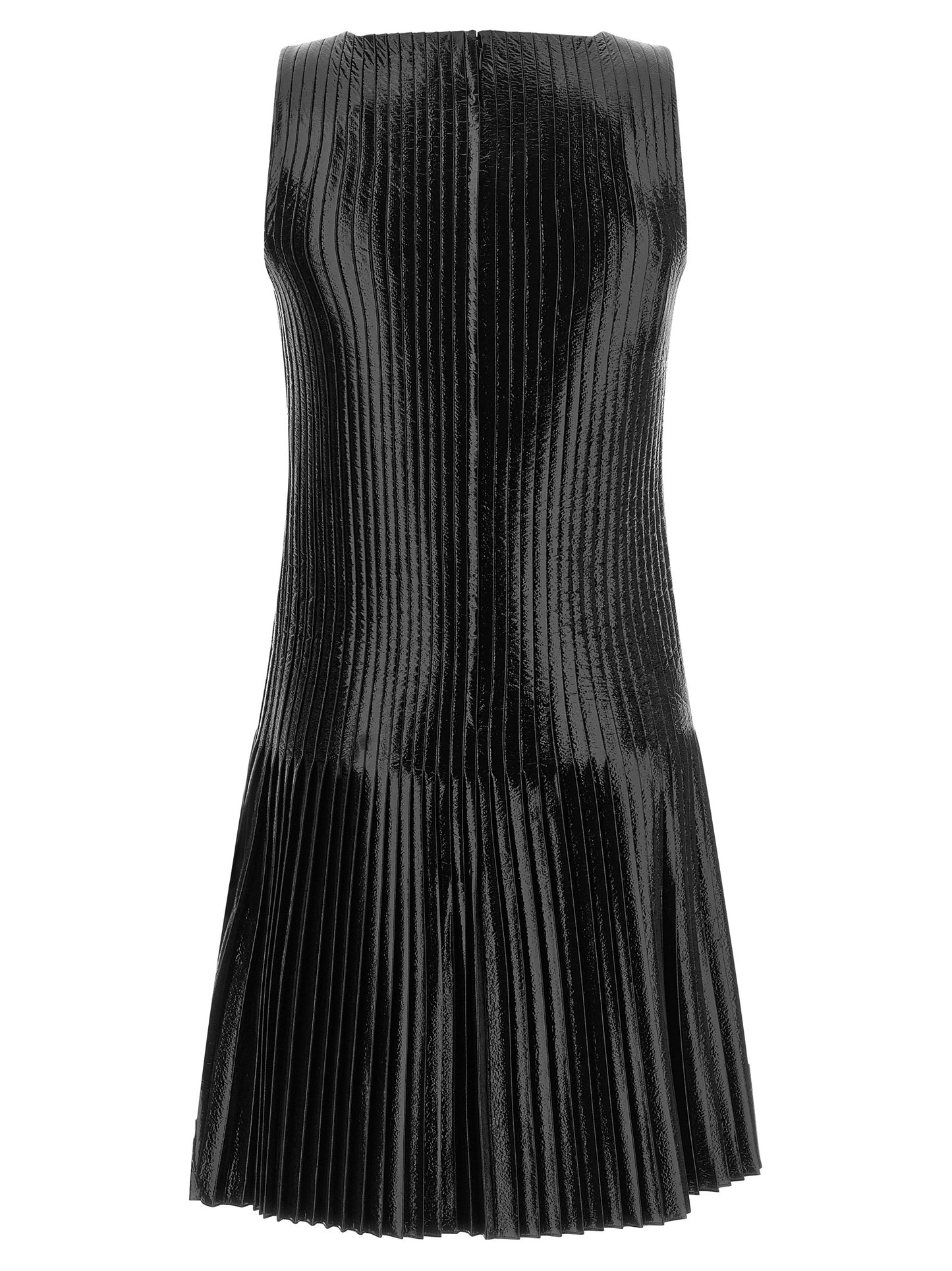 Courreges Women Vinyl Pleated Dress COURREGES