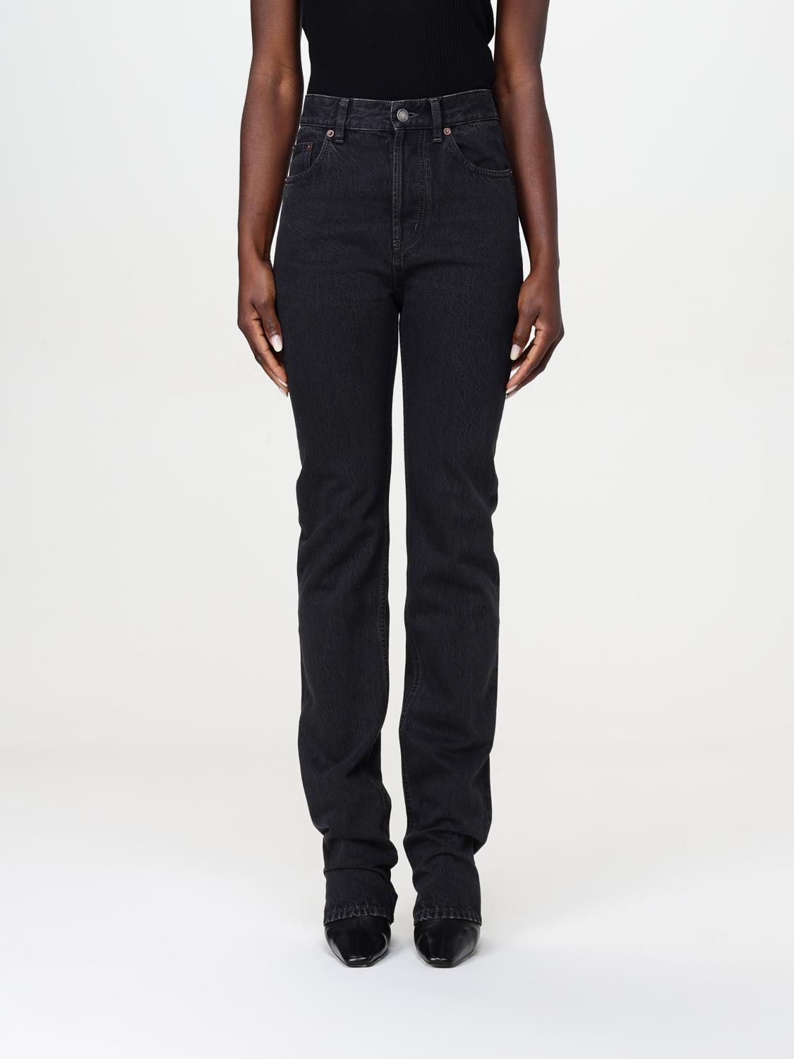 Saint Laurent Jeans Woman Black SAINT LAURENT