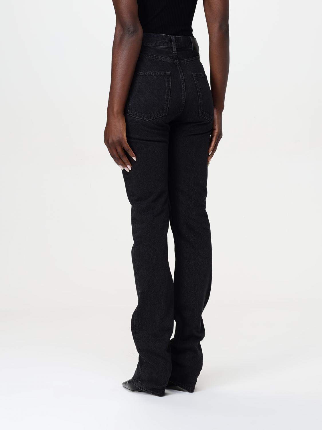 Saint Laurent Jeans Woman Black SAINT LAURENT