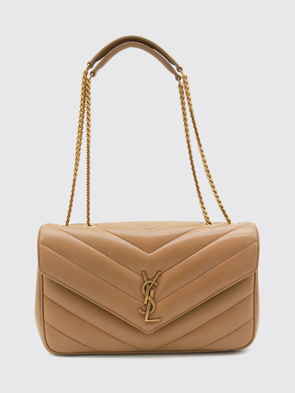 Saint Laurent Shoulder Bag Woman Beige SAINT LAURENT