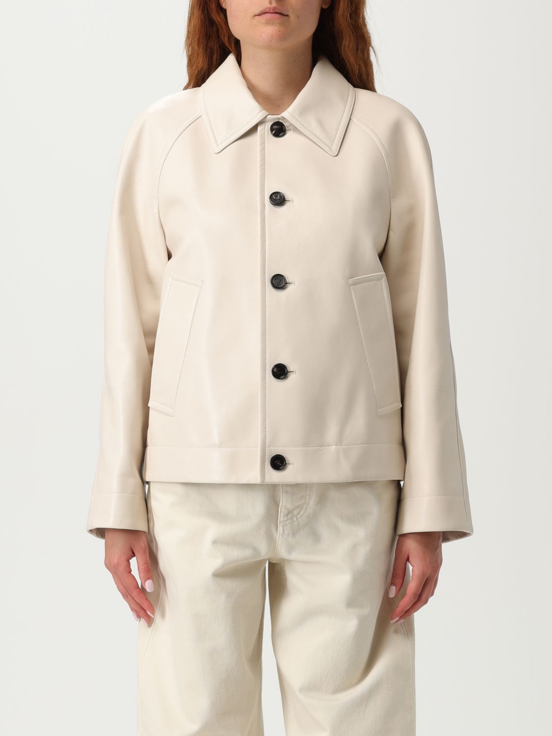 Bottega Veneta Jacket Woman Yellow Cream BOTTEGA VENETA