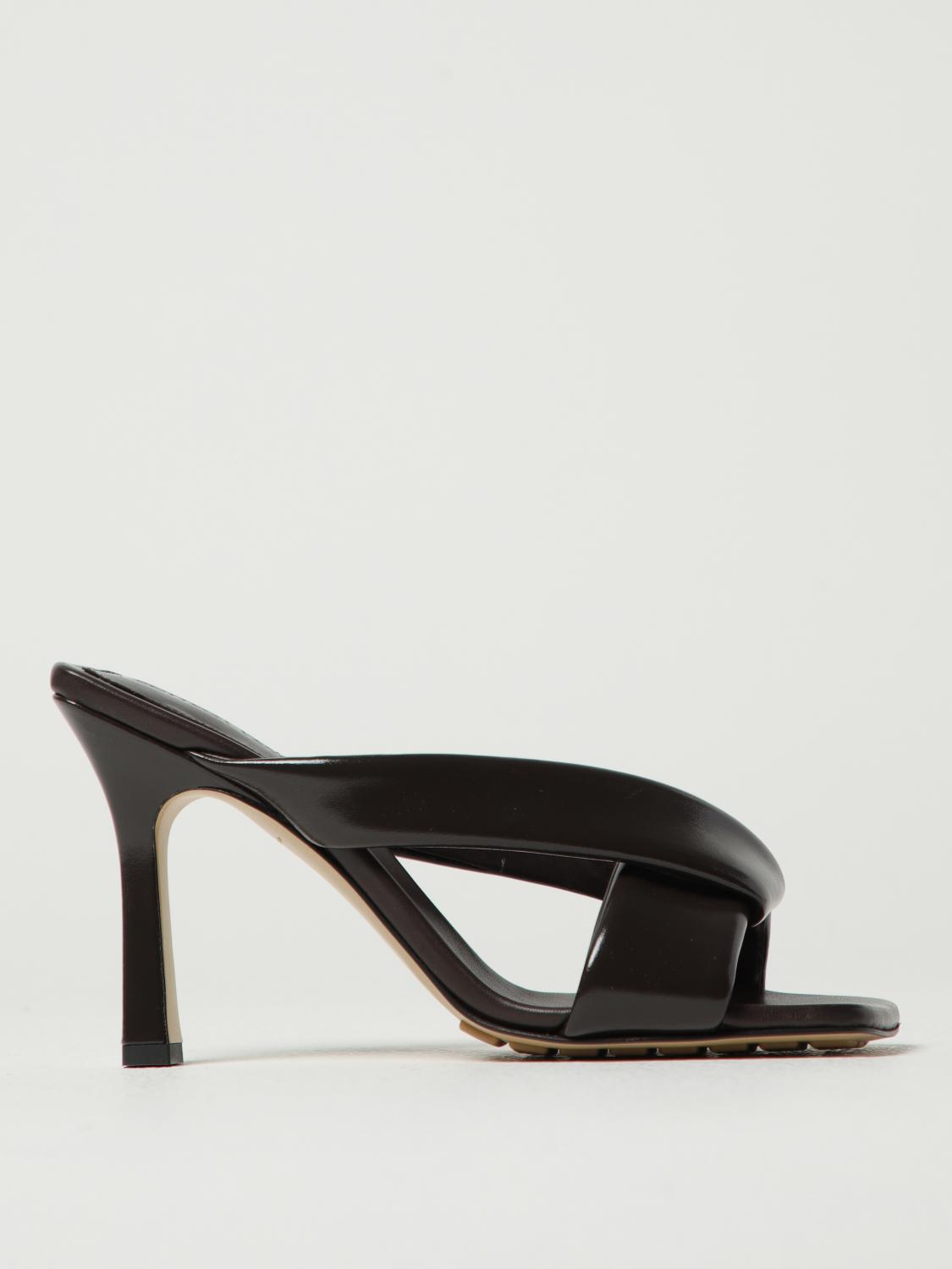 Bottega Veneta Heeled Sandal Woman Dark BOTTEGA VENETA