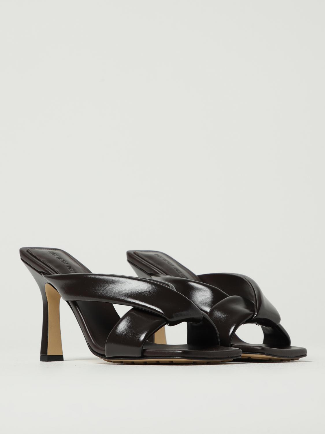 Bottega Veneta Heeled Sandal Woman Dark BOTTEGA VENETA