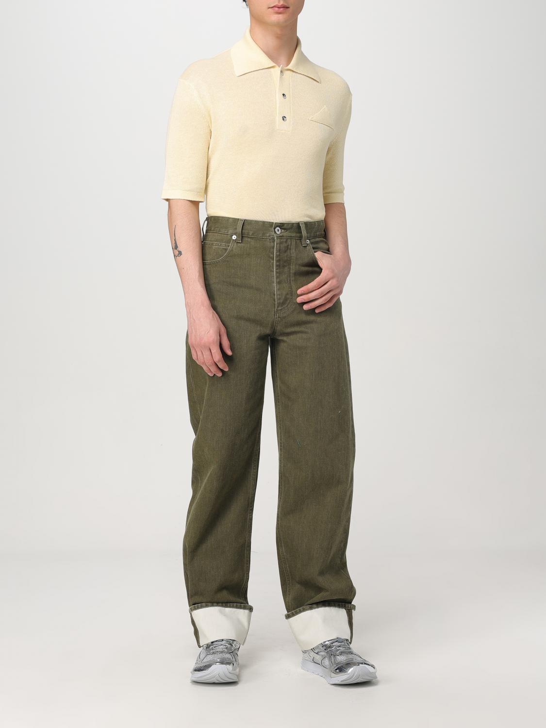 Bottega Veneta Polo Shirt Men Yellow BOTTEGA VENETA
