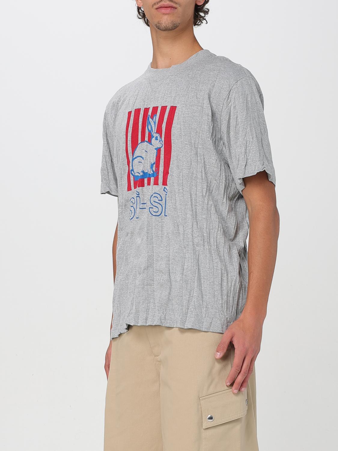 Bottega Veneta T-Shirt Men Grey BOTTEGA VENETA