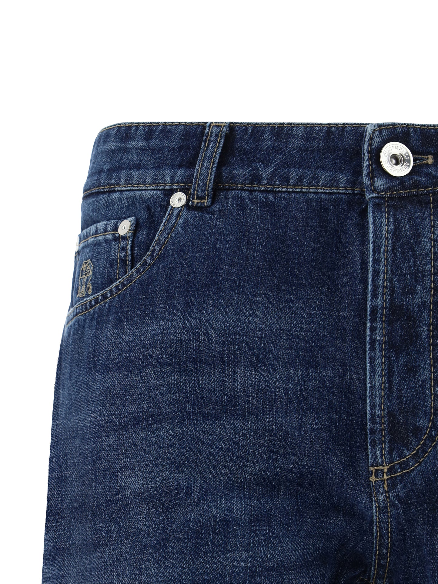 Brunello Cucinelli Men Cuffed Jeans BRUNELLO CUCINELLI