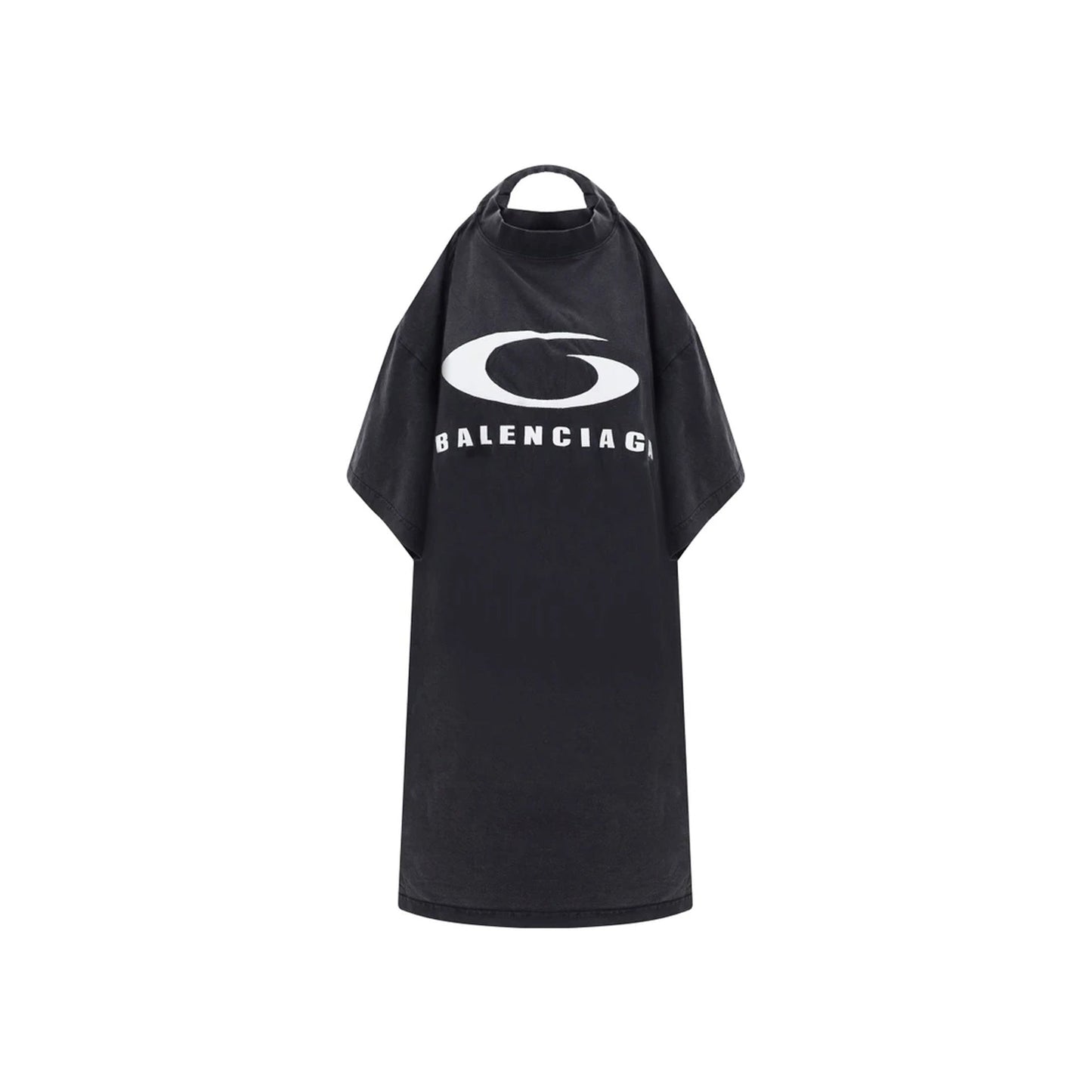 Balenciaga Icon Print T-Shirt Dress Women BALENCIAGA