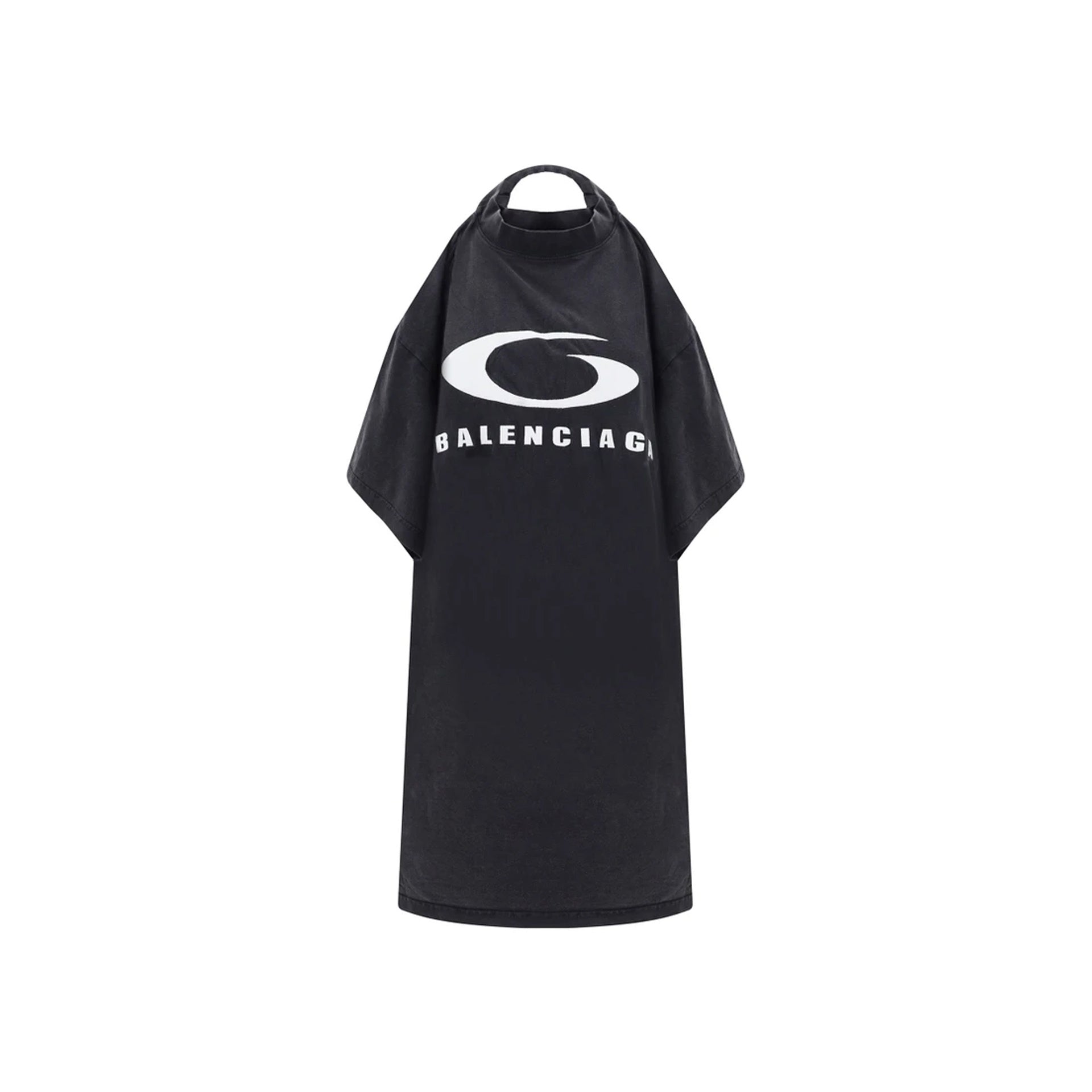 Balenciaga Icon Print T-Shirt Dress Women BALENCIAGA