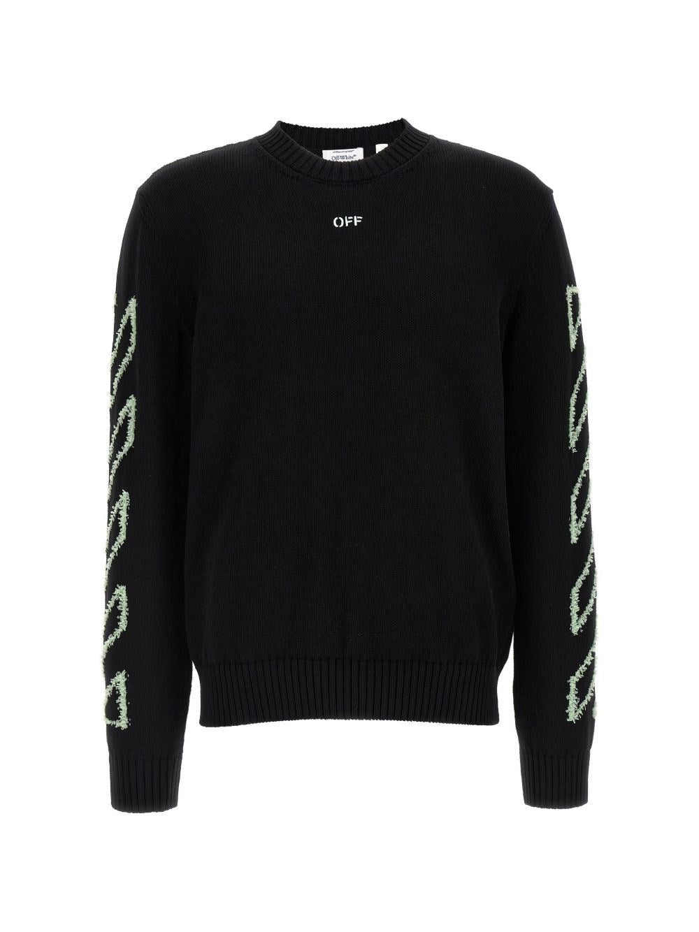 Off-White Men Arrow Embroidery Sweater OFF-WHITE