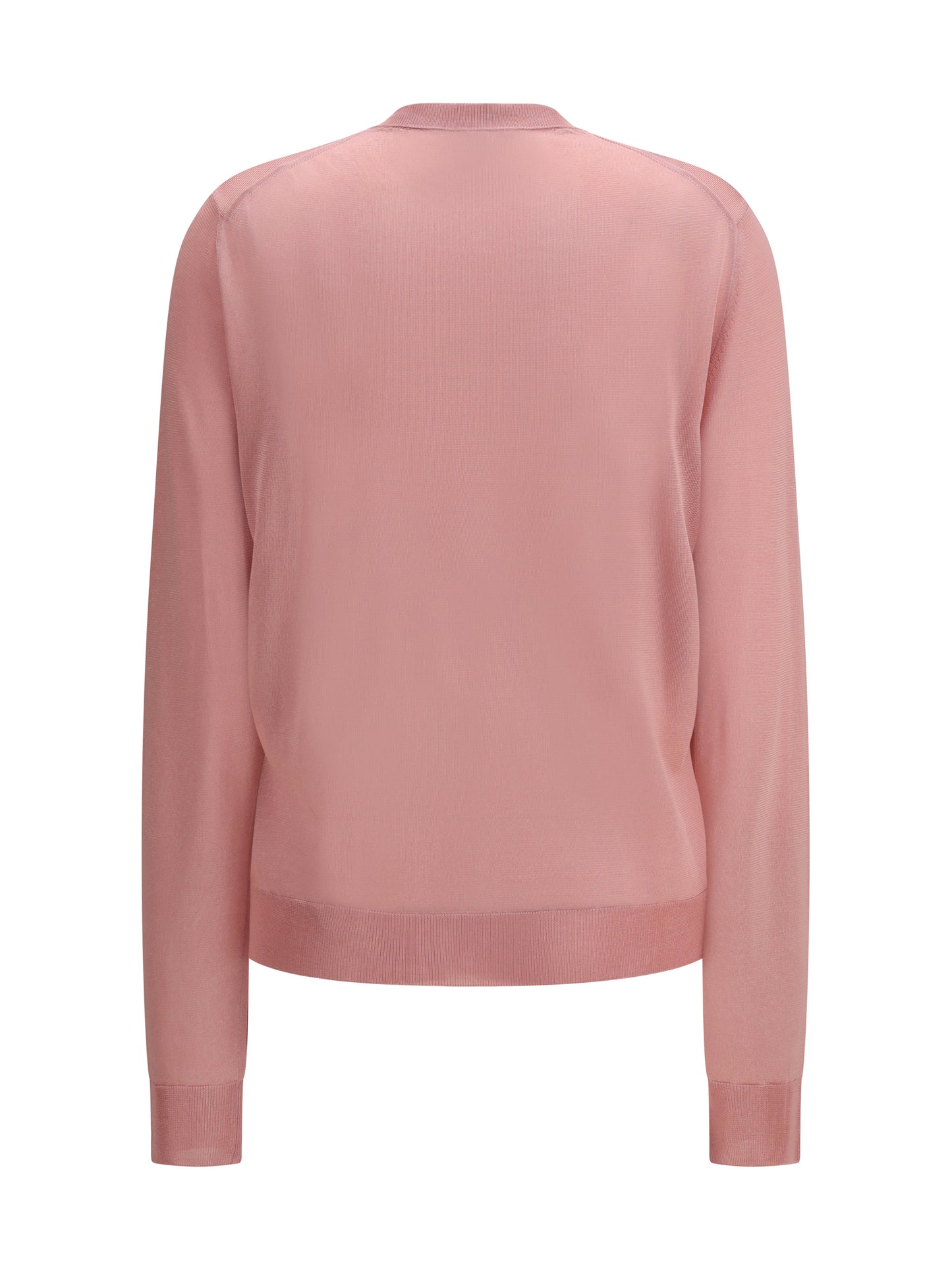 Fendi Women Cardigan Crewneck In Viscose With Embroidered Logo FENDI