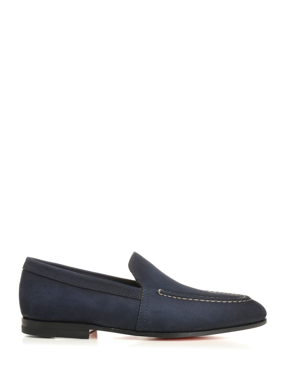 Santoni Men Malibu Suede Moccasin SANTONI