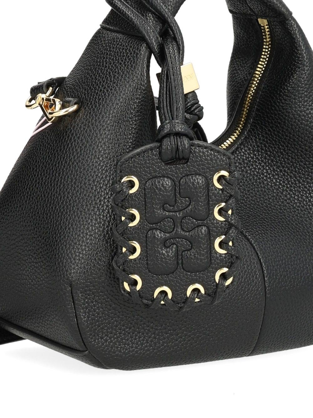 Ganni Women Mini Shoulder Bag With Grained Finish GANNI