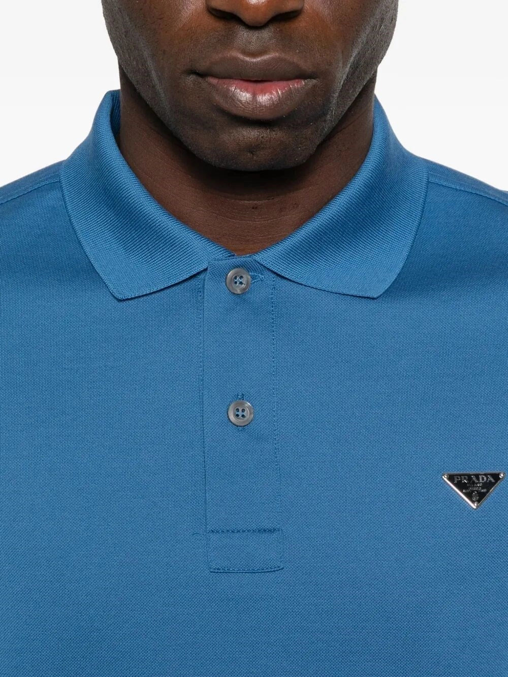 Prada Men Piquet Polo Shirt PRADA