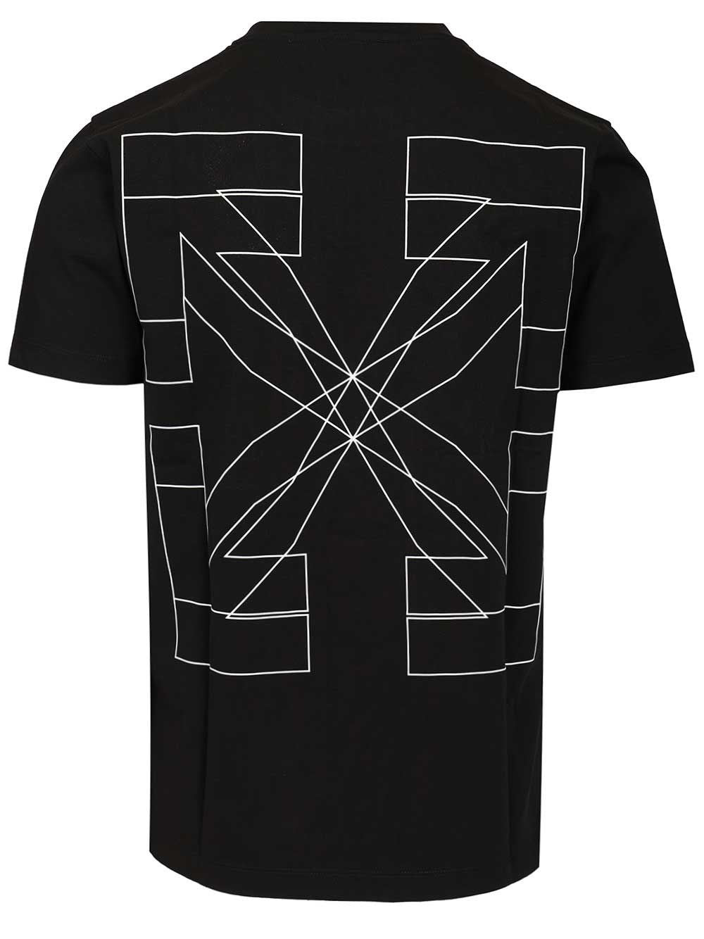 Off-White Men Outline Double Arrow Slim T-Shirt OFF-WHITE