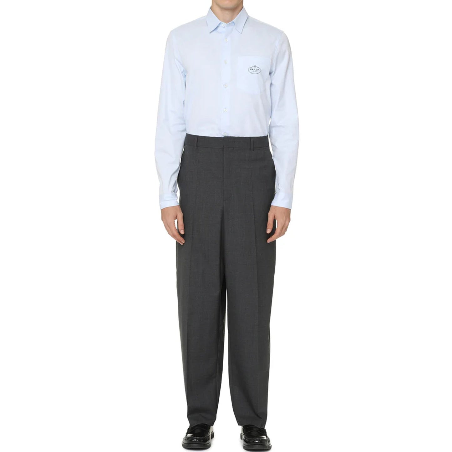 Prada Oxford Cotton Shirt Men PRADA