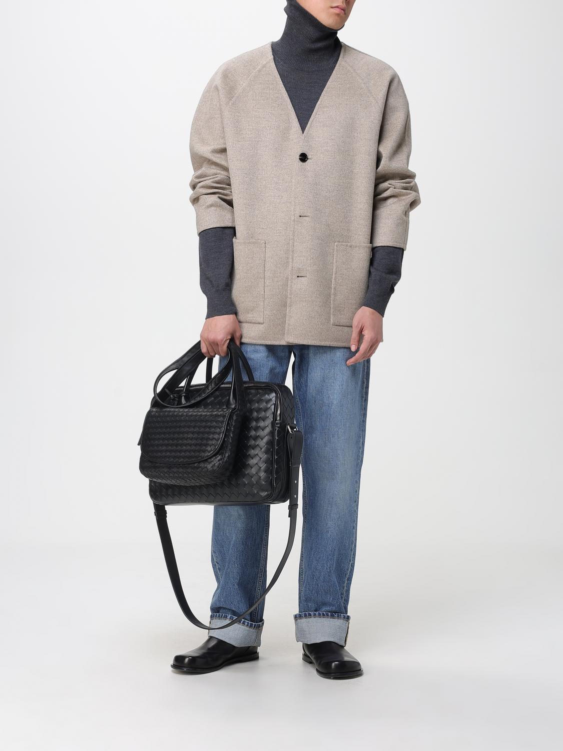Bottega Veneta Coat Men Beige BOTTEGA VENETA