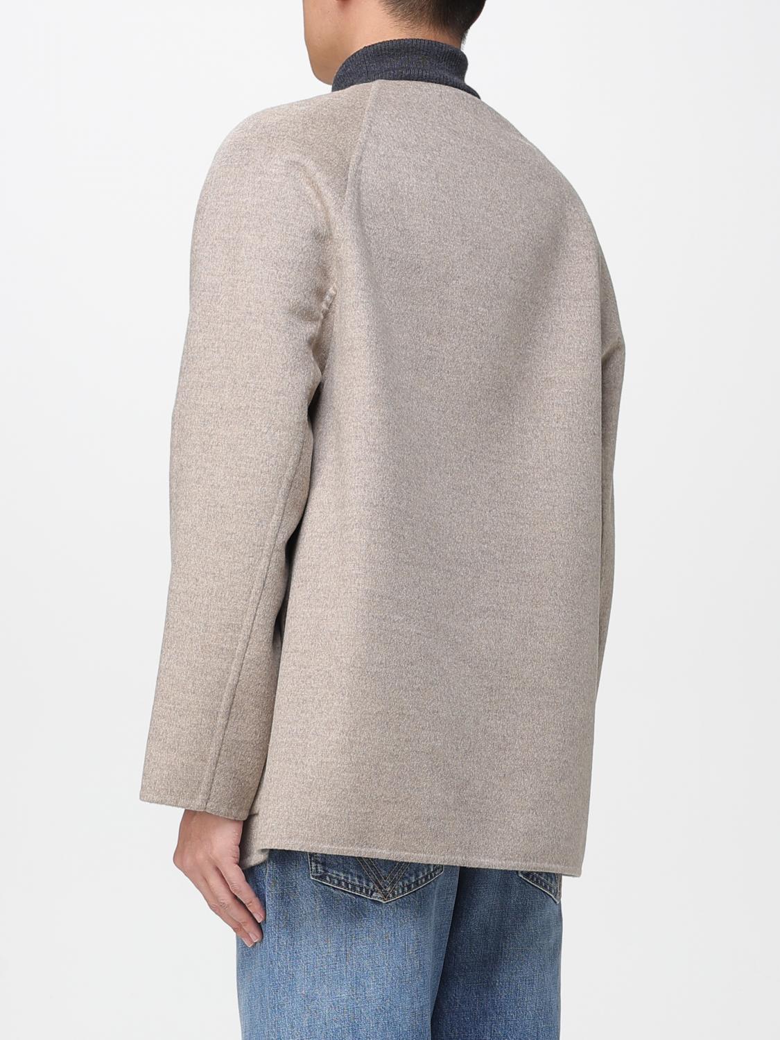 Bottega Veneta Coat Men Beige BOTTEGA VENETA