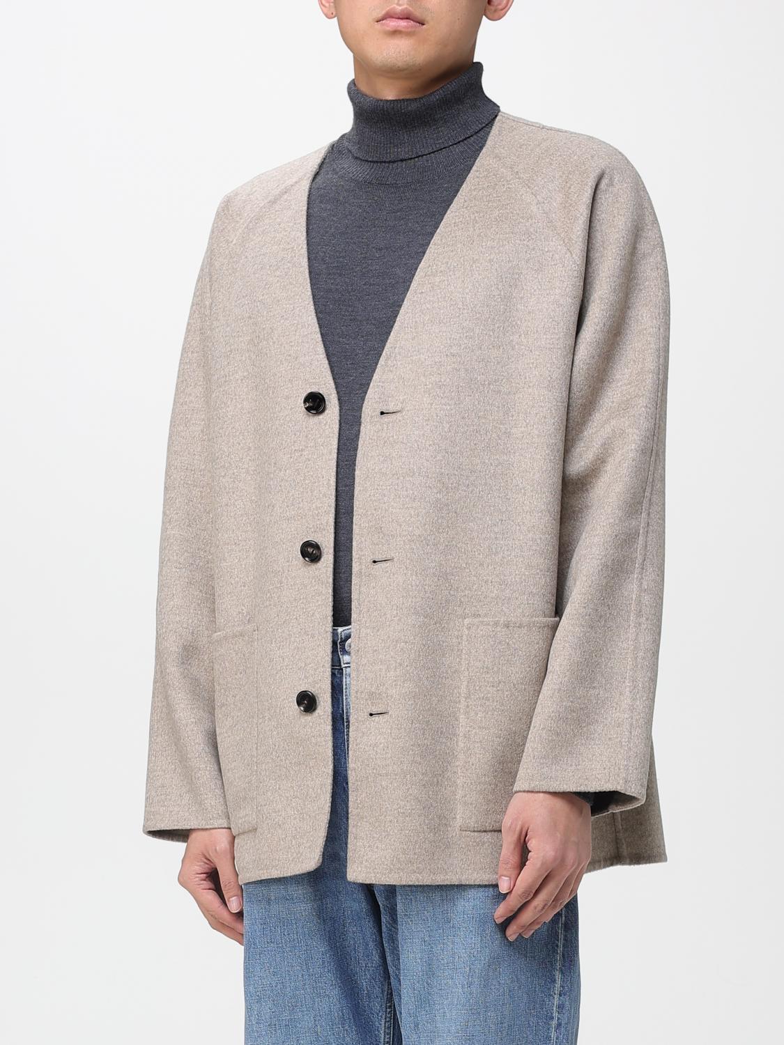 Bottega Veneta Coat Men Beige BOTTEGA VENETA